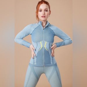 Madelaine Petsch for Fabletics: three piece outfit